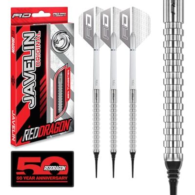 Red Dragon Javelin Original 18g Pointe Souple Tungstène Fléchettes - Publicité Red Dragon Javelin Original 18g Pointe Souple Tungstène Fléchettes - Publicité