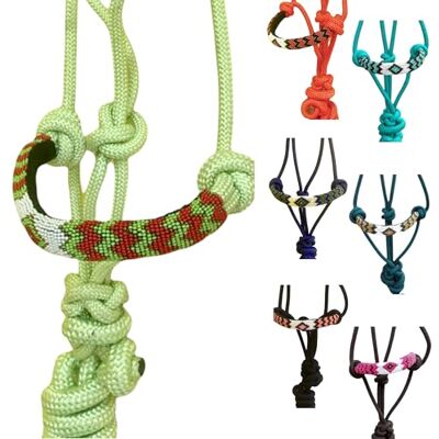 Majestic Licol rembourré en Corde tressée avec Nez perlé avec Laisse Assortie de 3 m (Vert Clair) - Publicité Majestic Licol rembourré en Corde tressée avec Nez perlé avec Laisse Assortie de 3 m (Vert Clair) - Publicité