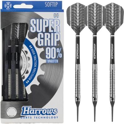 Fléchettes HARROWS nylon SUPERGRIP 90% TUNG 16 G - Publicité Fléchettes HARROWS nylon SUPERGRIP 90% TUNG 16 G - Publicité