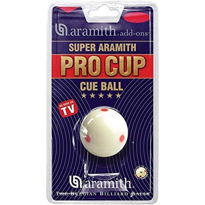 Aramith Pro Cup TV Ball Ballon de Billard 4,5 cm - Publicité Aramith Pro Cup TV Ball Ballon de Billard 4,5 cm - Publicité