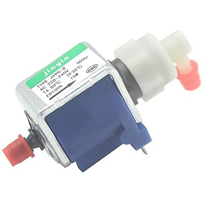 Jiayin JYPC-8 Pompe électromagnétique à piston 15 W AC 230 V – 240 V 50 Hz 110 cc/min Pompe électromagnétique pour balai à vapeur/fer électrique/nettoyeur vapeur, etc (coude) - Publicité Jiayin JYPC-8 Pompe électromagnétique à piston 15 W AC 230 V – 240 V 50 Hz 110 cc/min Pompe électromagnétique pour balai à vapeur/fer électrique/nettoyeur vapeur, etc (coude) - Publicité