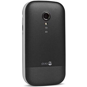 Doro 2404 2G Network Only Téléphone Portable débloqué Double SIM pour Personnes âgées avec Grand écran Couleur, Gros Boutons et Bouton d'urgence (Noir) [Version Britannique et Irlandaise] - Publicité