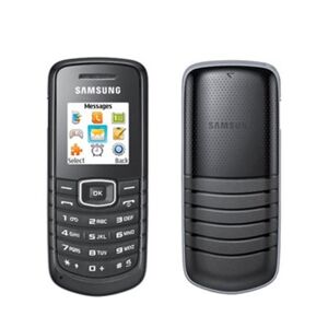 Samsung E1080 Téléphone Portable Ecran 1,5" Fonction Message SOS Noir - Publicité