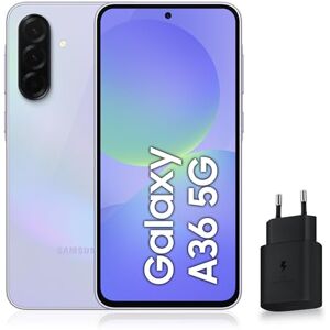 Samsung Galaxy A36 5G, Smartphone Android, 128 Go, Chargeur Secteur Rapide 25W Inclus, Smartphone déverrouillé, Lavande, Version FR - Publicité Samsung Galaxy A36 5G, Smartphone Android, 128 Go, Chargeur Secteur Rapide 25W Inclus, Smartphone déverrouillé, Lavande, Version FR - Publicité
