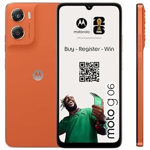 Motorola Moto G06 4 128 4G, capteur Principal de 50MP, écran 6,88", Batterie Longue durée, 5200 mAH, Arabesque Orange - Publicité Motorola Moto G06 4 128 4G, capteur Principal de 50MP, écran 6,88", Batterie Longue durée, 5200 mAH, Arabesque Orange - Publicité