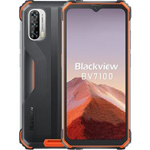 Blackview BV7100 Smartphone Incassable, 13000mAh Batterie 33W Charge Rapide, IP68/IP69K Téléphone Portable Robuste Étanche, Android 12 Helio G85 6Go+128Go, 6.58'' FHD+, 12MP Caméra, GPS NFC Orange - Publicité Blackview BV7100 Smartphone Incassable, 13000mAh Batterie 33W Charge Rapide, IP68/IP69K Téléphone Portable Robuste Étanche, Android 12 Helio G85 6Go+128Go, 6.58'' FHD+, 12MP Caméra, GPS NFC Orange - Publicité
