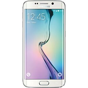 Samsung Galaxy S6 Edge Smartphone débloqué 4G (32 Go Ecran : 5,1 pouces Simple SIM Android 5.0 Lollipop) Blanc - Publicité