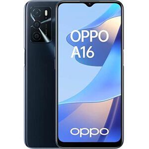 Oppo A16 Smartphone Débloqué Téléphone 4G 3 Go de RAM 32 Go de Stockage Extensible 256 Go IPX4-2 Jours d'Autonomie Triple Caméra avec IA Noir - Publicité