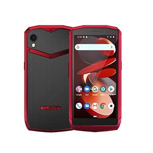 CUBOT Pocket 4 Pouces,Téléphone Portable Déverrouillé, Android 11 Smartphone,4Go+64Go,128 Go Extensible, Batterie 3000 mAh, Appareil Photo 16 MP + 5 MP, 4G Double SIM NFC,GPS,Face ID(Noir + Rouge) - Publicité