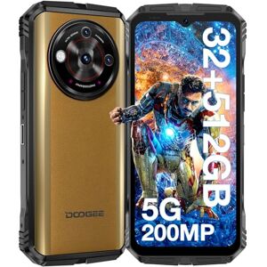 DOOGEE V30 Pro 5G Telephone Portable incassable [2024], 32GB+512GB, 6.58'' FHD+120Hz, 10800mAh 33W, 200MP+24MP Android 13 Smartphone Incassable, IP69K/IP68/Dual SIM/NFC/WiFi6 - Publicité