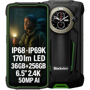 Blackview BV8200 Smartphone Incassable, Lampe Torche 170 Lumens, Double Écran, Helio G100 36GB+256GB, 6,5'' 120Hz 2.4K FHD+, Caméra AI 50MP, IP68 IP69K Android 14 Téléphone Étanche, GPS NFC Vert - Publicité Blackview BV8200 Smartphone Incassable, Lampe Torche 170 Lumens, Double Écran, Helio G100 36GB+256GB, 6,5'' 120Hz 2.4K FHD+, Caméra AI 50MP, IP68 IP69K Android 14 Téléphone Étanche, GPS NFC Vert - Publicité