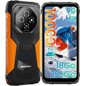 Blackview Fort 1 Telephone Incassable Android 15, 18Go+256Go/TF 2To, Batterie 10000mAh Telephone Portable Incassable, 6,56''HD+, AI 16MP, IP69K/NFC/OTG/Doke AI/Fingerprint/2Ans Garantie - Publicité Blackview Fort 1 Telephone Incassable Android 15, 18Go+256Go/TF 2To, Batterie 10000mAh Telephone Portable Incassable, 6,56''HD+, AI 16MP, IP69K/NFC/OTG/Doke AI/Fingerprint/2Ans Garantie - Publicité