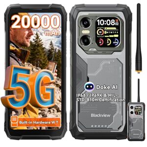 Blackview XPLORE 1 WT Téléphone Incassable 5G, 20000mAh Téléphone Portable Incassable, 36GB+256GB, 6,78" FHD+ & 2,01" 120Hz Android 15, IP69K, 64MP+50MP+20MP, NFC/OTG/GPS/AI - Publicité Blackview XPLORE 1 WT Téléphone Incassable 5G, 20000mAh Téléphone Portable Incassable, 36GB+256GB, 6,78" FHD+ & 2,01" 120Hz Android 15, IP69K, 64MP+50MP+20MP, NFC/OTG/GPS/AI - Publicité