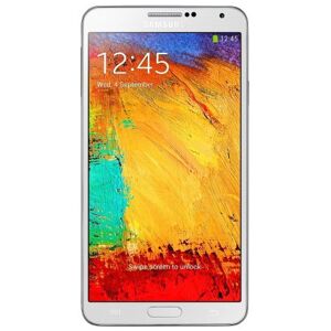 Samsung Galaxy Note 3 Smartphone avec écran tactile 5,7"/14,5 cm, processeur à 4 coeurs 2,3 GHz, mémoire RAM 3 Go, appareil photo 13 Mpx, Android 4.3 Blanc - Publicité