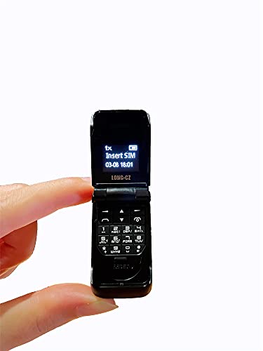 MiRUSI Long-CZ J9 World Mini Plus Petit téléphone Portable Mobile Flip GSM déverrouillé (Black) - Publicité