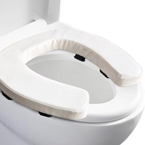 JuanNest Rehausseur De Siège De Toilette pour Personnes Âgées,Ajoute 5 Cm Ajustement,Universel Coussin De Siège De Toilette Surélevé avec Mousse Haute Densité pour Un Confort Et Une Élévation B - Publicité JuanNest Rehausseur De Siège De Toilette pour Personnes Âgées,Ajoute 5 Cm Ajustement,Universel Coussin De Siège De Toilette Surélevé avec Mousse Haute Densité pour Un Confort Et Une Élévation B - Publicité