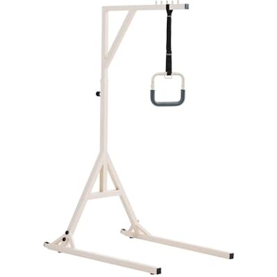 VEVOR Potence de Lit, Barre Trapèze de Lit Réglable en Hauteur avec 2 Roues, Capacité 158,7 kg, Aide à se Lever pour Personnes Âgées, Handicapées, Alités, Hôpital, Maison de Retraite, Soins à Domicile - Publicité VEVOR Potence de Lit, Barre Trapèze de Lit Réglable en Hauteur avec 2 Roues, Capacité 158,7 kg, Aide à se Lever pour Personnes Âgées, Handicapées, Alités, Hôpital, Maison de Retraite, Soins à Domicile - Publicité