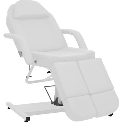 vidaXL Chaise de Traitement de Beauté Fauteuil de Massage Inclinable Lit de Salon de Beauté Chaise de Tatouage Similicuir Blanc 180x62x78 cm - Publicité vidaXL Chaise de Traitement de Beauté Fauteuil de Massage Inclinable Lit de Salon de Beauté Chaise de Tatouage Similicuir Blanc 180x62x78 cm - Publicité
