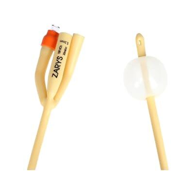 Zarys Sonde de Foley à trois voies avec valve en plastique CH 16 (latex recouvert de silicone), stérile, sans phtalates, ballonnet de 30 ml - Publicité Zarys Sonde de Foley à trois voies avec valve en plastique CH 16 (latex recouvert de silicone), stérile, sans phtalates, ballonnet de 30 ml - Publicité