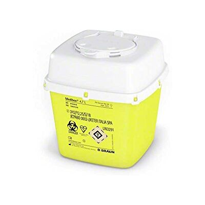 B.Braun Medibox® Récipient de collecte pour canules 4,7 l Jaune Polypropylène (PP) - Publicité B.Braun Medibox® Récipient de collecte pour canules 4,7 l Jaune Polypropylène (PP) - Publicité