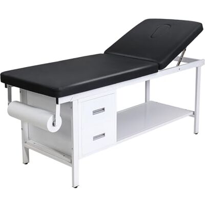 VEVOR Divan Examen Médical Dossier Réglable Table Examen Médicale Charge 227 kg pour Visite Médicale Physiothérapie Hôpitaux Cliniques Centres de Réadaptation, avec 2 Tiroirs, Distributeur de Papier - Publicité VEVOR Divan Examen Médical Dossier Réglable Table Examen Médicale Charge 227 kg pour Visite Médicale Physiothérapie Hôpitaux Cliniques Centres de Réadaptation, avec 2 Tiroirs, Distributeur de Papier - Publicité