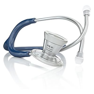 MDF Instruments ProCardial Stéthoscope de Cardiologie Léger en Titane, Adulte, Pavillon Double, Tubulure Bleu Marine, Garantie de 30 Ans, Pièces de Rechange Gratuites à Vie (MDF797T04) - Publicité MDF Instruments ProCardial Stéthoscope de Cardiologie Léger en Titane, Adulte, Pavillon Double, Tubulure Bleu Marine, Garantie de 30 Ans, Pièces de Rechange Gratuites à Vie (MDF797T04) - Publicité
