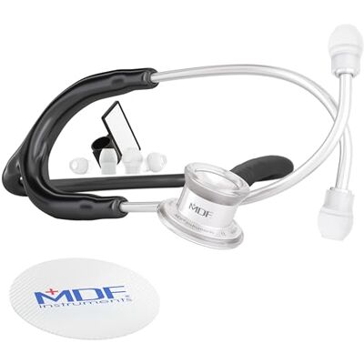 MDF Instruments MDF MD One Stéthoscope Néonatal à Double Pavillon Pour Nourrisson Acier Inoxydable Noir (MDF777I-11) - Publicité MDF Instruments MDF MD One Stéthoscope Néonatal à Double Pavillon Pour Nourrisson Acier Inoxydable Noir (MDF777I-11) - Publicité
