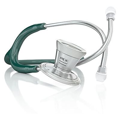 MDF Instruments ProCardial Stéthoscope de Cardiologie Léger en Titane, Adulte, Pavillon Double, Tubulure Vert Émeraude, Garantie de 30 Ans, Pièces de Rechange Gratuites à Vie (MDF797T21) - Publicité MDF Instruments ProCardial Stéthoscope de Cardiologie Léger en Titane, Adulte, Pavillon Double, Tubulure Vert Émeraude, Garantie de 30 Ans, Pièces de Rechange Gratuites à Vie (MDF797T21) - Publicité
