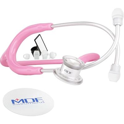 MDF Instruments MDF MD One Stéthoscope Néonatal à Double Pavillon Pour Nourrisson Acier Inoxydable Rose (MDF777I-01) - Publicité MDF Instruments MDF MD One Stéthoscope Néonatal à Double Pavillon Pour Nourrisson Acier Inoxydable Rose (MDF777I-01) - Publicité