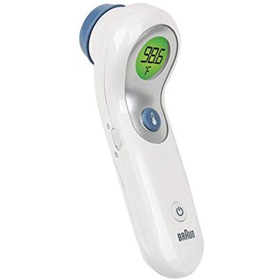 Braun No Touch + Thermomètre frontal 1 ea - Publicité Braun No Touch + Thermomètre frontal 1 ea - Publicité