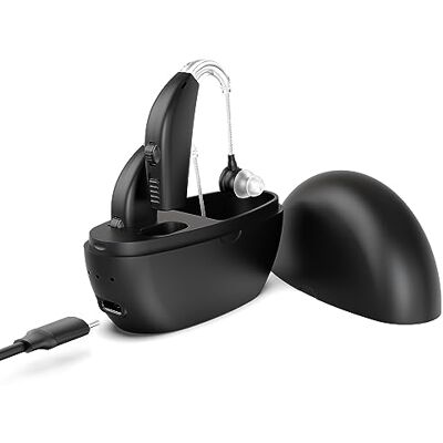 MEDca Appareil sonore numérique (paire de 2) d'amélioration personnelle, rechargeable avec une autonomie d'une journée, noir - Publicité MEDca Appareil sonore numérique (paire de 2) d'amélioration personnelle, rechargeable avec une autonomie d'une journée, noir - Publicité