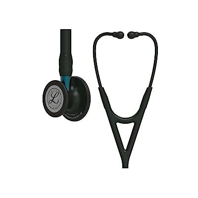 Littmann 3M Stéthoscope de Diagnostic Cardiology IV, Tubulure Noire, Black Edition, Base Bleue, 69 cm, 6201 - Publicité Littmann 3M Stéthoscope de Diagnostic Cardiology IV, Tubulure Noire, Black Edition, Base Bleue, 69 cm, 6201 - Publicité