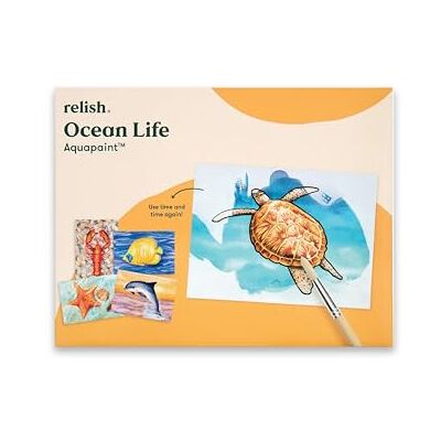 Relish Vie marine Aquapaints – Activité pour la démence Peinture à l’eau réutilisable pour la démence, favorisant la créativité, la détente et une stimulation douce. Publicité Relish Vie marine Aquapaints – Activité pour la démence Peinture à l’eau réutilisable pour la démence, favorisant la créativité, la détente et une stimulation douce. Publicité