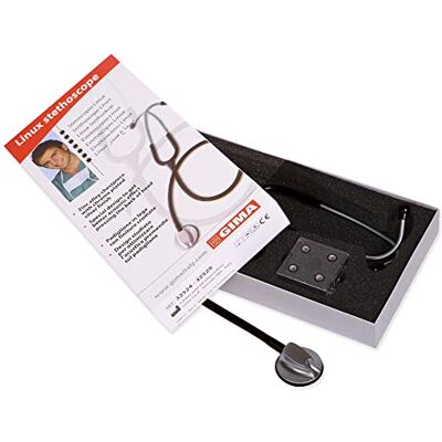 GIMA 32524 Stéthoscope Linux, Noir - Publicité GIMA 32524 Stéthoscope Linux, Noir - Publicité