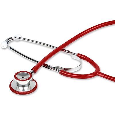 GIMA Stéthoscope Trad Tête Double Y Rouge, Adultes, 1 Unité - Publicité GIMA Stéthoscope Trad Tête Double Y Rouge, Adultes, 1 Unité - Publicité