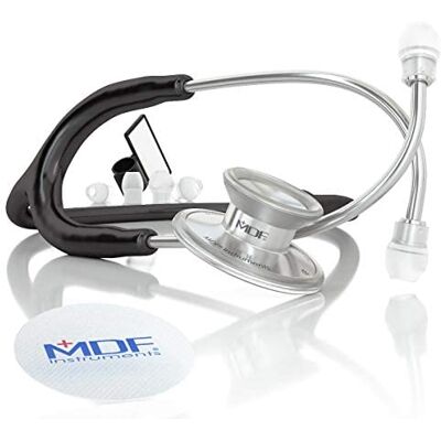 MDF Instruments MDF Acoustica, Stéthoscope à double pavillon Léger Pour médecins, infirmières, étudiants, soins à domicile Tubulure noir MDF747XP11 - Publicité MDF Instruments MDF Acoustica, Stéthoscope à double pavillon Léger Pour médecins, infirmières, étudiants, soins à domicile Tubulure noir MDF747XP11 - Publicité