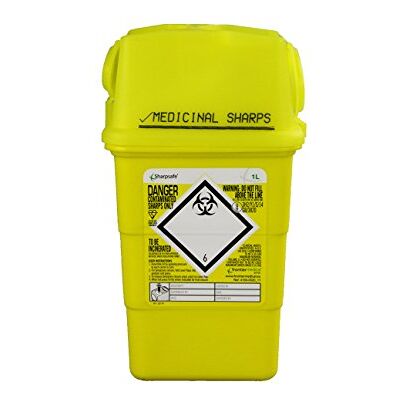 FRONTIER 41602430 Conteneur à objets tranchants - 1L - Publicité FRONTIER 41602430 Conteneur à objets tranchants - 1L - Publicité