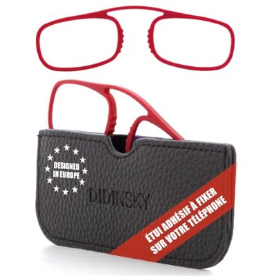 DIDINSKY Prado lunettes de lecture sans branches avec étui adhésif Sans branches, ultraplates et légères, pont flexible ; antireflet et antirayures. Rondes ou carrées, +1,0 à +3,0. Publicité DIDINSKY Prado lunettes de lecture sans branches avec étui adhésif Sans branches, ultraplates et légères, pont flexible ; antireflet et antirayures. Rondes ou carrées, +1,0 à +3,0. Publicité