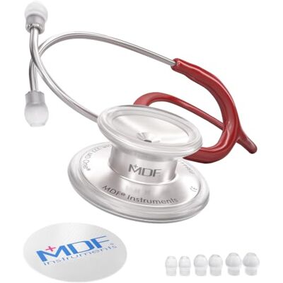 MDF Instruments MD One Stéthoscope Pavillon Double Acier Inoxydable Bordeaux (MDF77717) - Publicité MDF Instruments MD One Stéthoscope Pavillon Double Acier Inoxydable Bordeaux (MDF77717) - Publicité