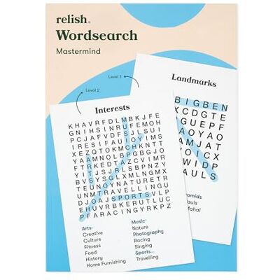 Relish Recherche de mots en gros caractères, activités et jeux pour la maladie d'Alzheimer et la démence, produits et cadeaux pour les personnes âgées et les personnes âgées - Publicité Relish Recherche de mots en gros caractères, activités et jeux pour la maladie d'Alzheimer et la démence, produits et cadeaux pour les personnes âgées et les personnes âgées - Publicité