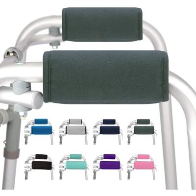 supregear Poignées Rembourrées pour Déambulate, 2-Paquet Coussinets pour Poignée Confortable Doux pour Fauteuil Roulant à Béquille Walker, Accessoire de Mobilité Respirant Antidérapant (Gris Foncé) - Publicité supregear Poignées Rembourrées pour Déambulate, 2-Paquet Coussinets pour Poignée Confortable Doux pour Fauteuil Roulant à Béquille Walker, Accessoire de Mobilité Respirant Antidérapant (Gris Foncé) - Publicité