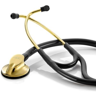 ADC Adscope 600 Stéthoscope platine multifréquences doré/Noir - Publicité ADC Adscope 600 Stéthoscope platine multifréquences doré/Noir - Publicité