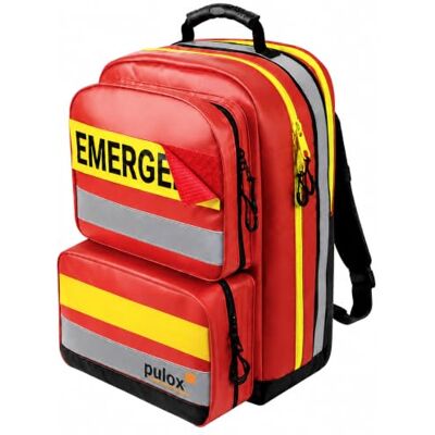 Pulox Sac à dos de premiers secours Grand Sac à dos médical d'urgence professionnel avec système modulaire Sans contenu/vide - Publicité Pulox Sac à dos de premiers secours Grand Sac à dos médical d'urgence professionnel avec système modulaire Sans contenu/vide - Publicité