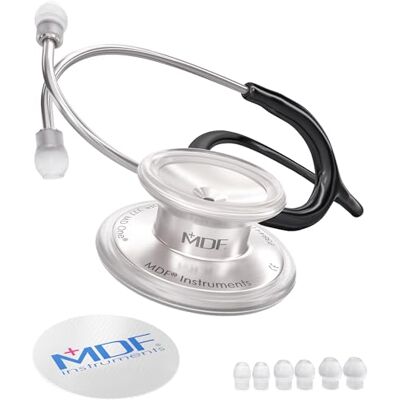 MDF Instruments MD One Stéthoscope Pavillon Double Acier Inoxydable Noir (MDF77711) - Publicité MDF Instruments MD One Stéthoscope Pavillon Double Acier Inoxydable Noir (MDF77711) - Publicité