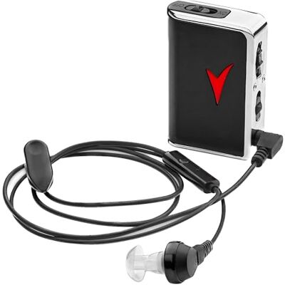 MEDca Amplificateur sonore personnel Dispositif d'amplification de l'audition et dispositif d'amélioration de la voix pour un gain sonore de 50dB, jusqu'à 100 pieds de distance - Publicité MEDca Amplificateur sonore personnel Dispositif d'amplification de l'audition et dispositif d'amélioration de la voix pour un gain sonore de 50dB, jusqu'à 100 pieds de distance - Publicité