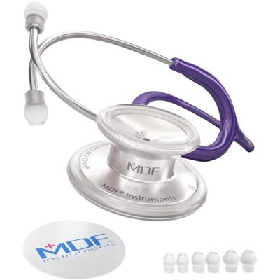 MDF Instruments MD One Stéthoscope Pavillon Double Acier Inoxydable Mauve (MDF777-08) - Publicité MDF Instruments MD One Stéthoscope Pavillon Double Acier Inoxydable Mauve (MDF777-08) - Publicité