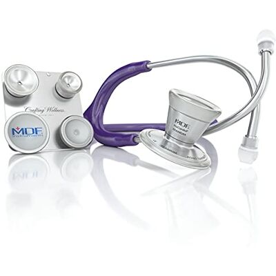 MDF Instruments MDF ProCardial Stéthoscope de cardiologie Titane Pavillon Double et Interchangeable, Pour les patients adultes, pédiatriques et nourrissons Mauve (MDF797CC08T) - Publicité MDF Instruments MDF ProCardial Stéthoscope de cardiologie Titane Pavillon Double et Interchangeable, Pour les patients adultes, pédiatriques et nourrissons Mauve (MDF797CC08T) - Publicité