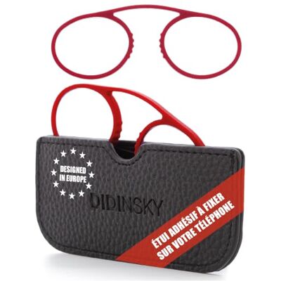 DIDINSKY Prado lunettes de lecture sans branches avec étui adhésif Sans branches, ultraplates et légères, pont flexible ; antireflet et antirayures. Rondes ou carrées, +1,0 à +3,0. Publicité DIDINSKY Prado lunettes de lecture sans branches avec étui adhésif Sans branches, ultraplates et légères, pont flexible ; antireflet et antirayures. Rondes ou carrées, +1,0 à +3,0. Publicité