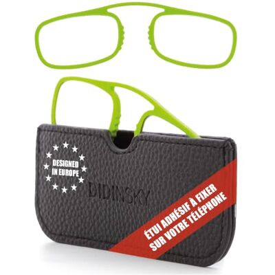 DIDINSKY Prado lunettes de lecture sans branches avec étui adhésif Sans branches, ultraplates et légères, pont flexible ; antireflet et antirayures. Rondes ou carrées, +1,0 à +3,0. Publicité DIDINSKY Prado lunettes de lecture sans branches avec étui adhésif Sans branches, ultraplates et légères, pont flexible ; antireflet et antirayures. Rondes ou carrées, +1,0 à +3,0. Publicité