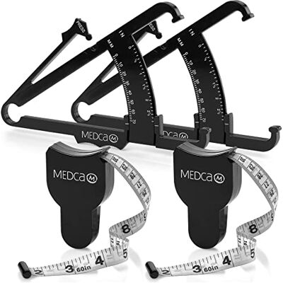 MEDca Lot de 2 Mètre-ruban et pied à coulisse pour le corps - Publicité MEDca Lot de 2 Mètre-ruban et pied à coulisse pour le corps - Publicité